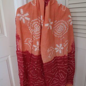BEAUTIFUL LARGE INDIAN SCARF